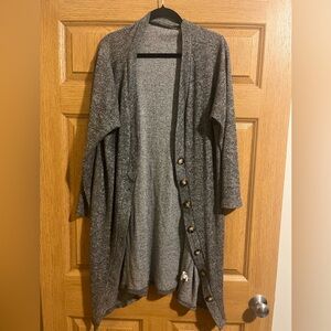 Long ribbed cardigan 3X
